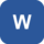 Word logo ikonu